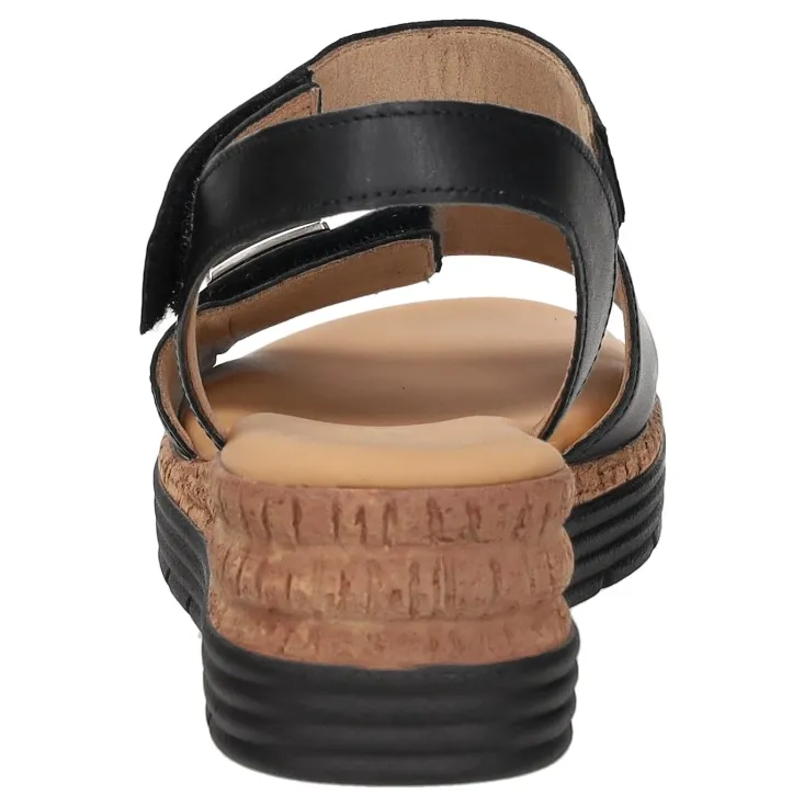 Gabor 6270057 sandalen met sleehak zwart, foto 5
