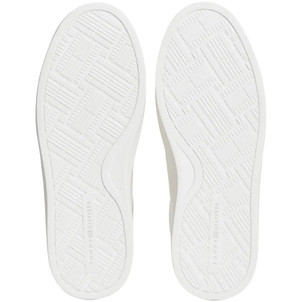 Tommy Hilfiger leren sneakers met logo - wit, foto 2