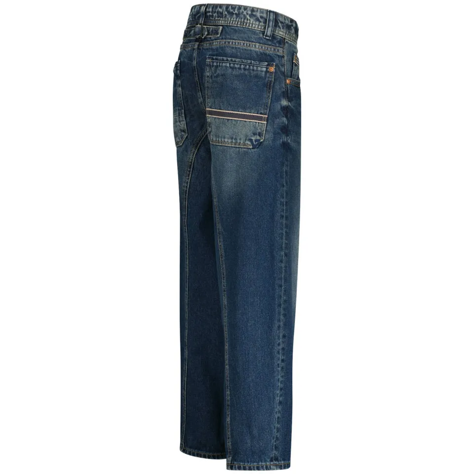 Vingino baggy jeans dark blue denim, foto 4