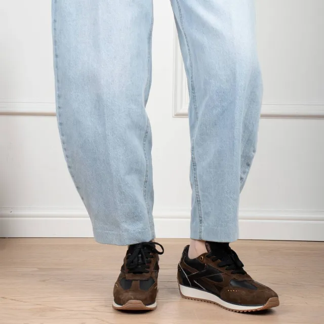 Poelman Valeria suède sneakers - bruin, foto 6