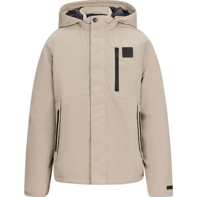 Retour Jeans gewatteerde jas greige