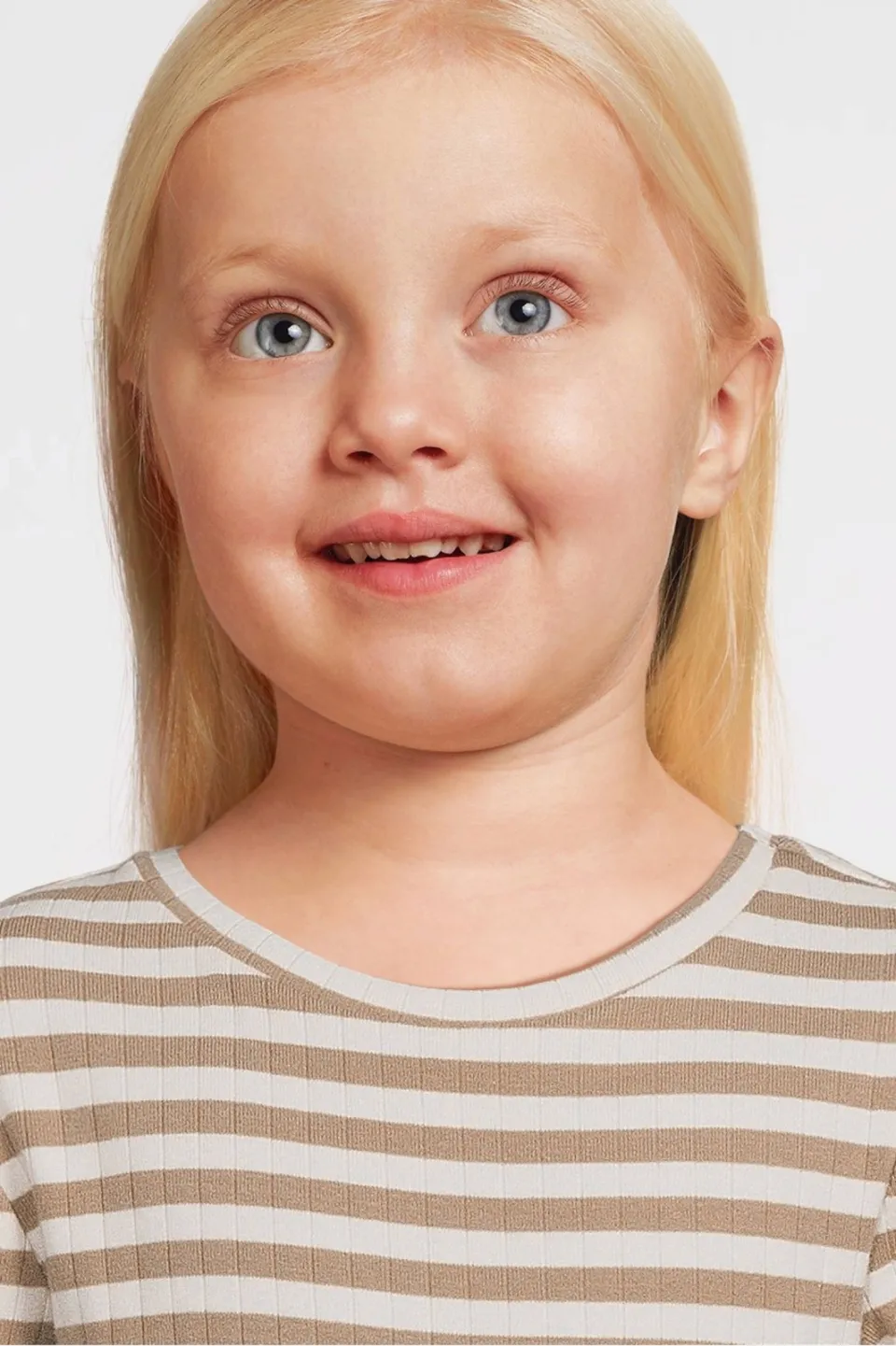 NAME IT KIDS NKFSURAJA gestreepte longsleeve beige, foto 5