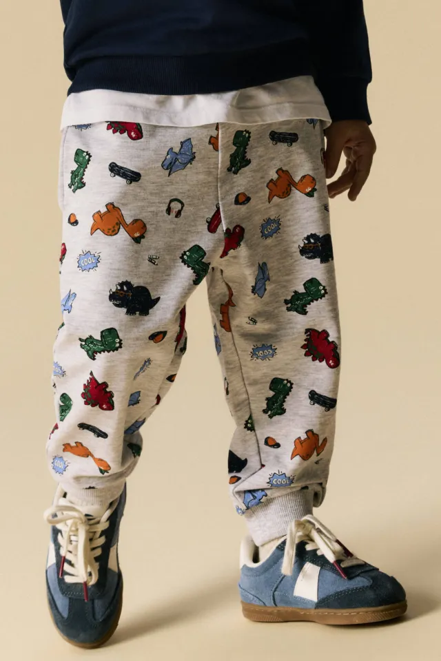 NAME IT MINI joggingbroek grijs, foto 4