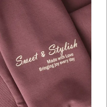 NAME IT MINI sweater met backprint en borduursels - donkerrood, foto 4