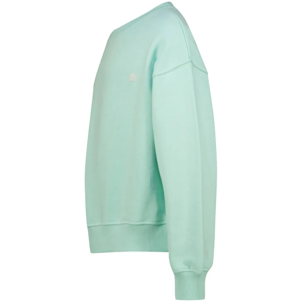 Raizzed sweater met print - mintgroen, foto 4