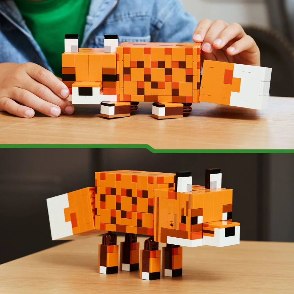 Lego Minecraft De Vos Kinderkamer Decoratie en Speelgoed 21588, foto 6