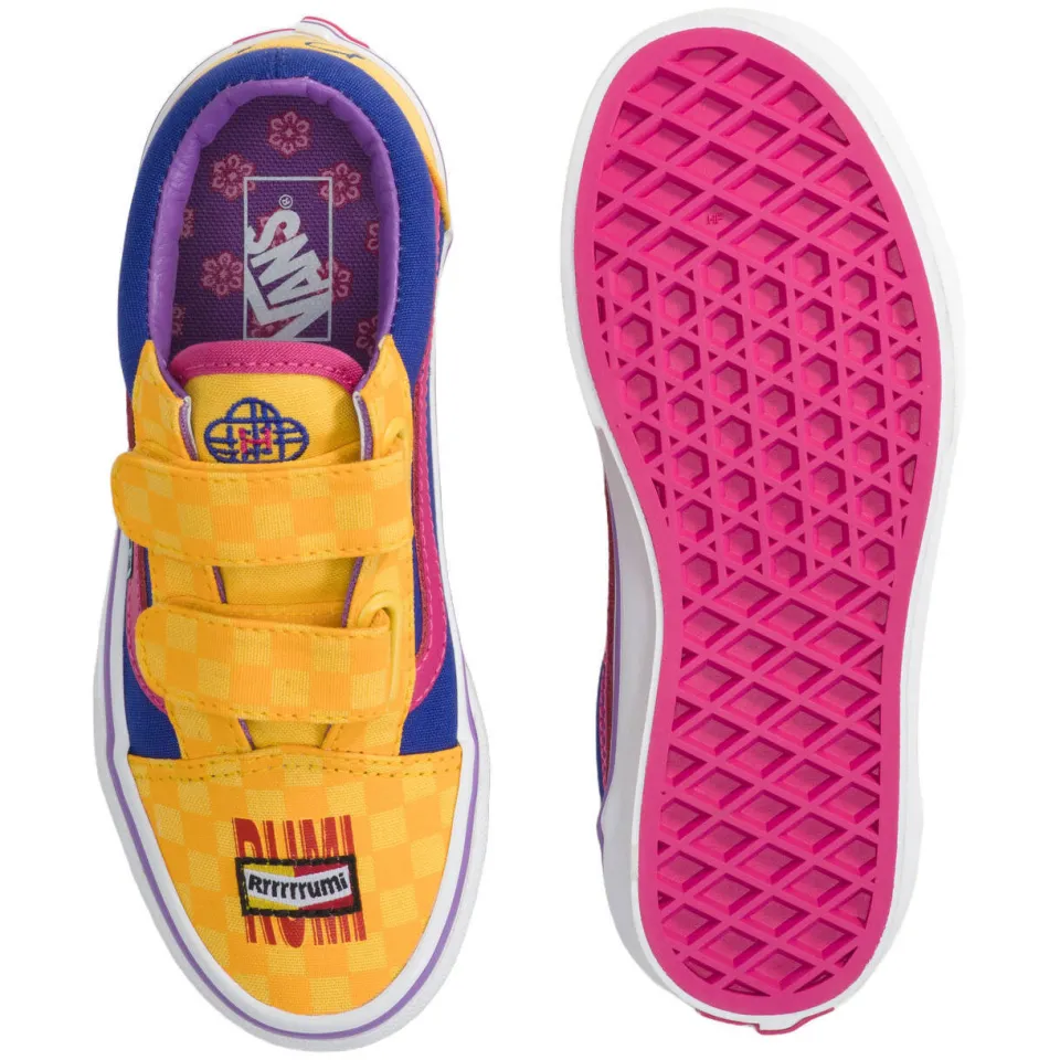 Vans Old Skool V Kpop Demon Hunters Rumi sneaker geel, foto 3