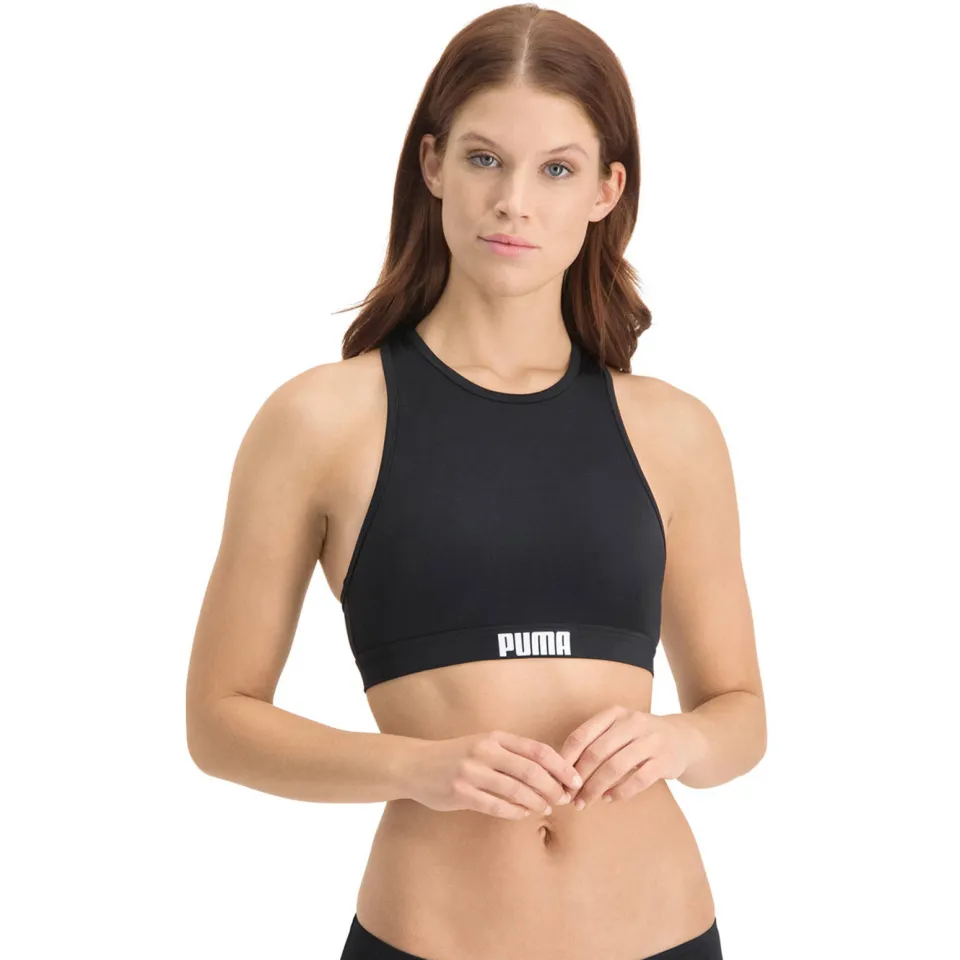 Puma crop bikinitop zwart, foto 5
