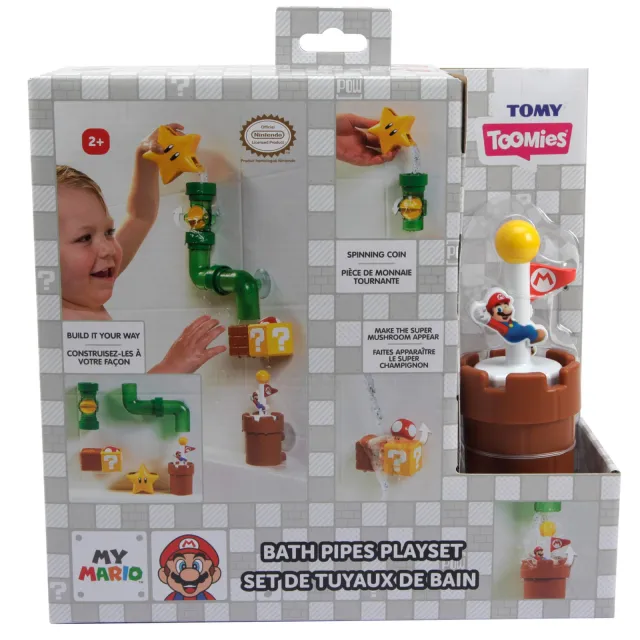 Tomy My Mario Bath Pipes Playset