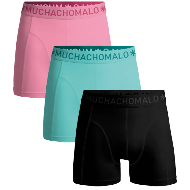 Muchachomalo Heren 3-pack Boxershorts Veelkleurig