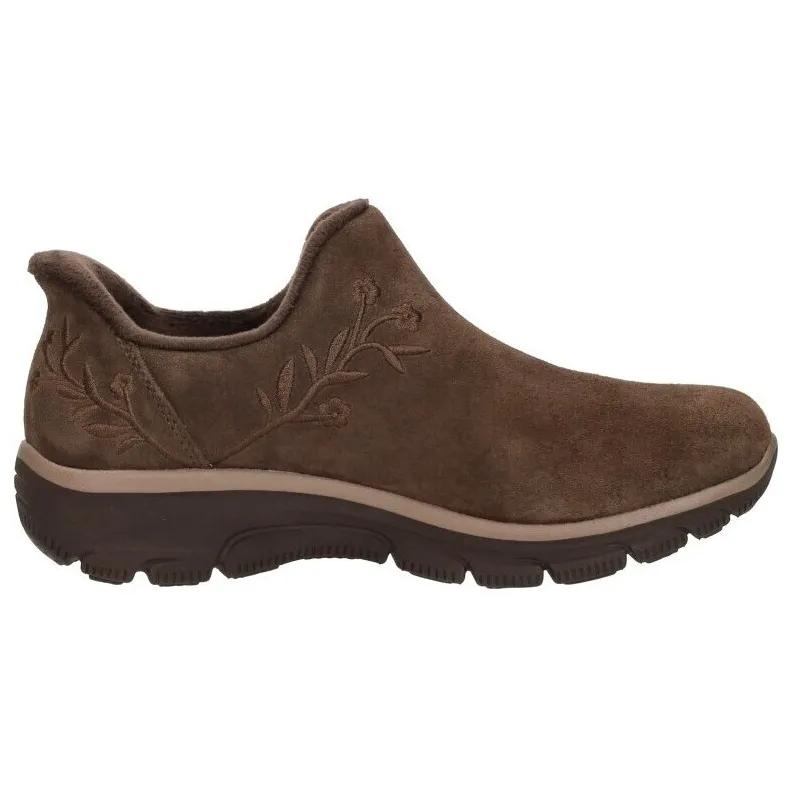 Skechers Slip-Ins Relaxed Fit Easy Going instapper bruin Donkerbruin