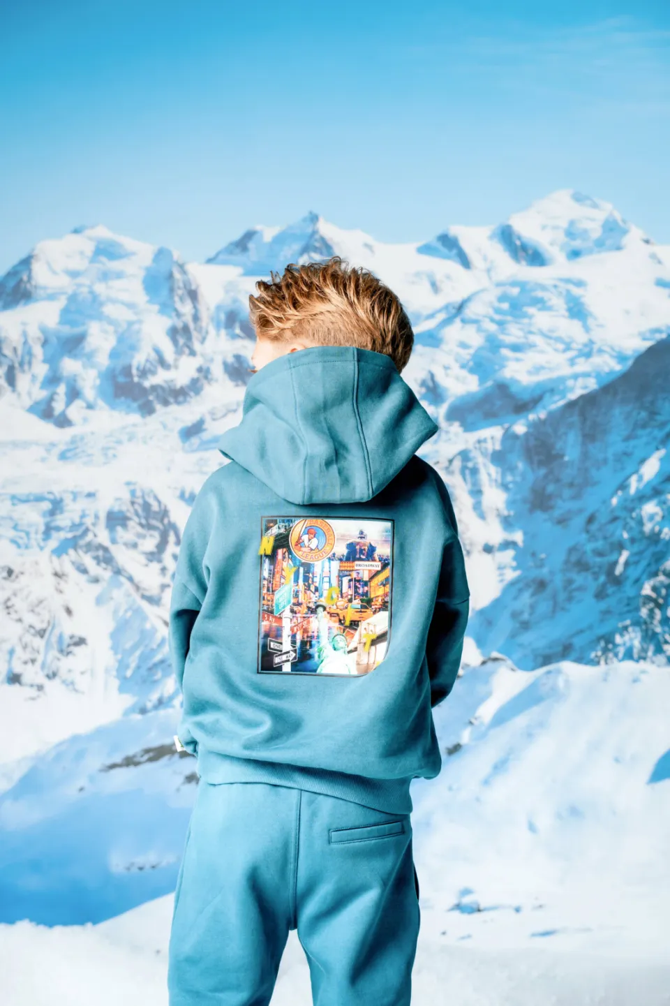 QPI hoodie - blauw, foto 5