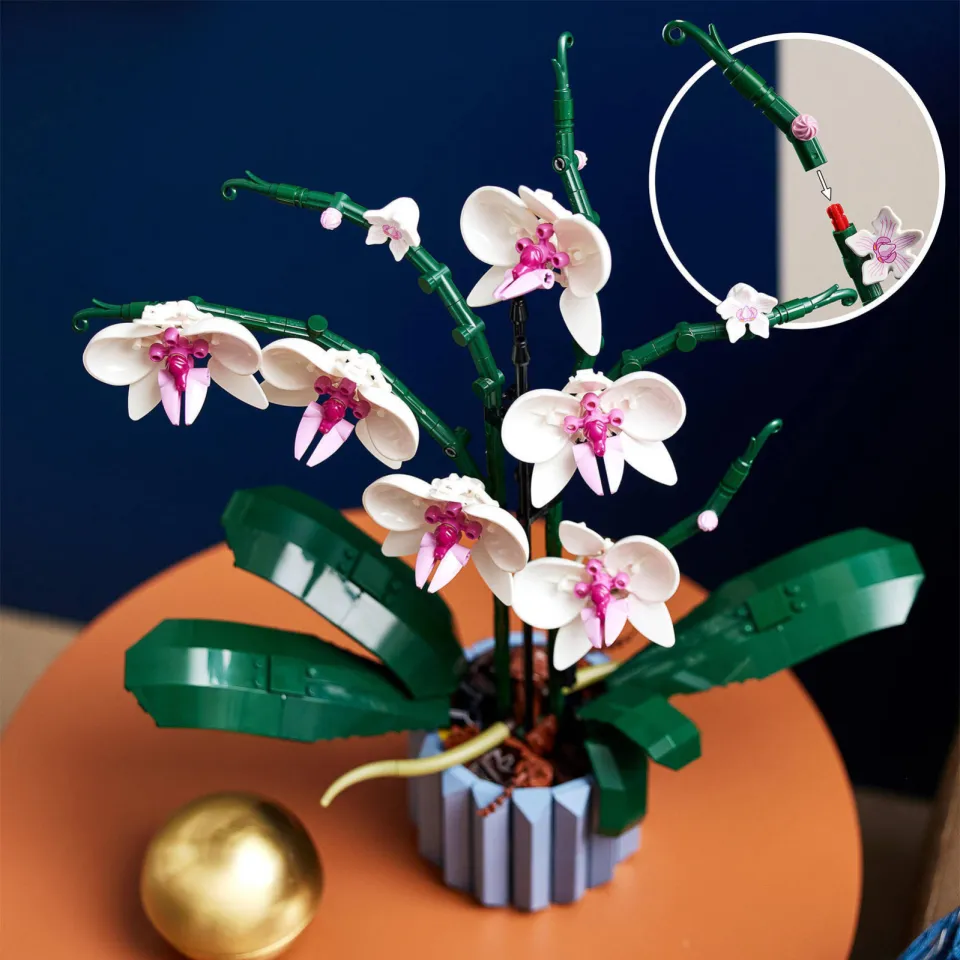 Lego Botanical Collection Orchidee Decoratie Planten Bouwpakket voor Volwassenen 10311 (bloemen) orchidee 10311, foto 4