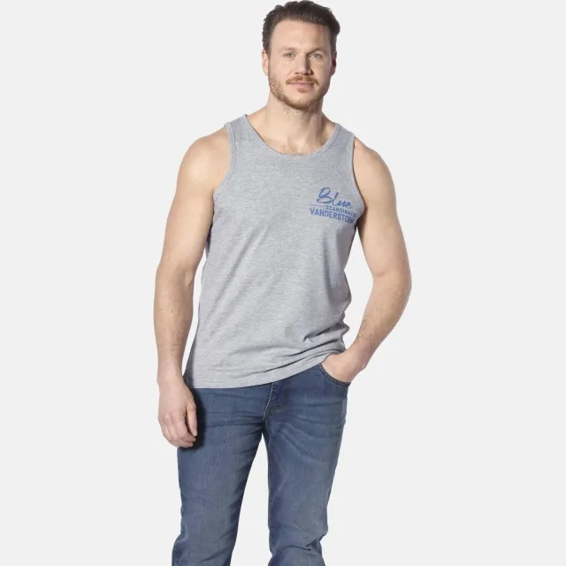 Jan Vanderstorm FELTON tanktop zilvergrijs