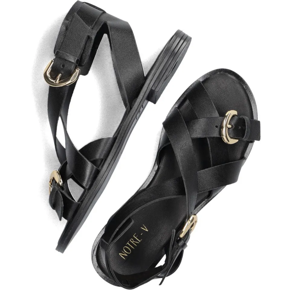 Notre-V Sandalen 23272 Zwart, foto 4
