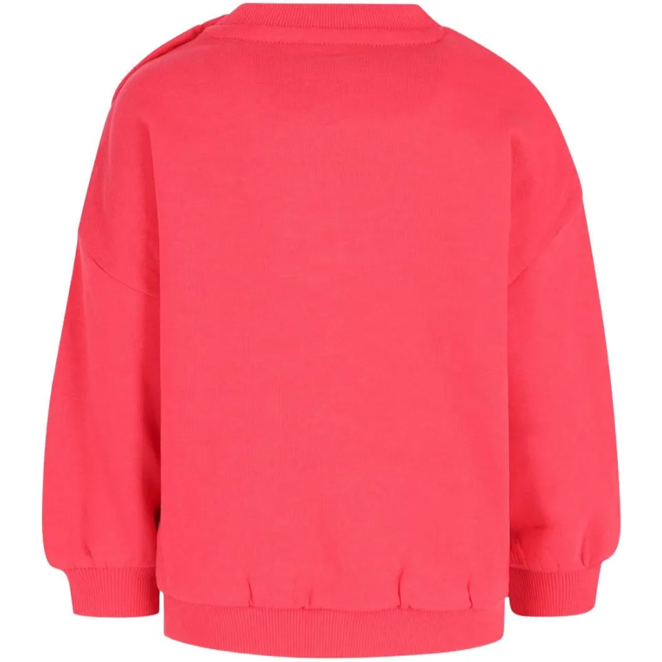 B.Nosy rechtvallende sweater met print - koraalrood, foto 3