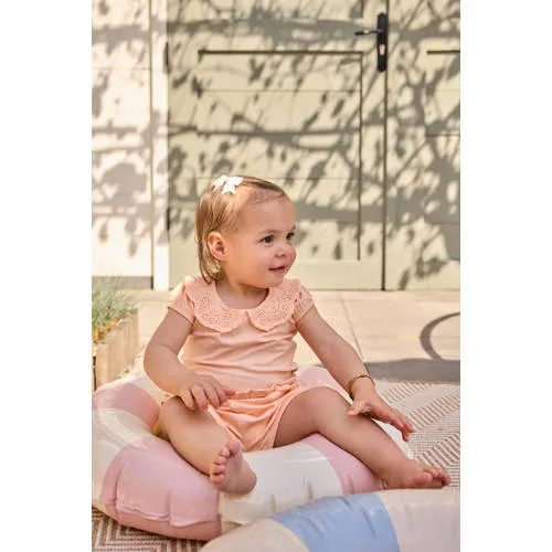 Dirkje T-shirt oranje broderie, foto 6