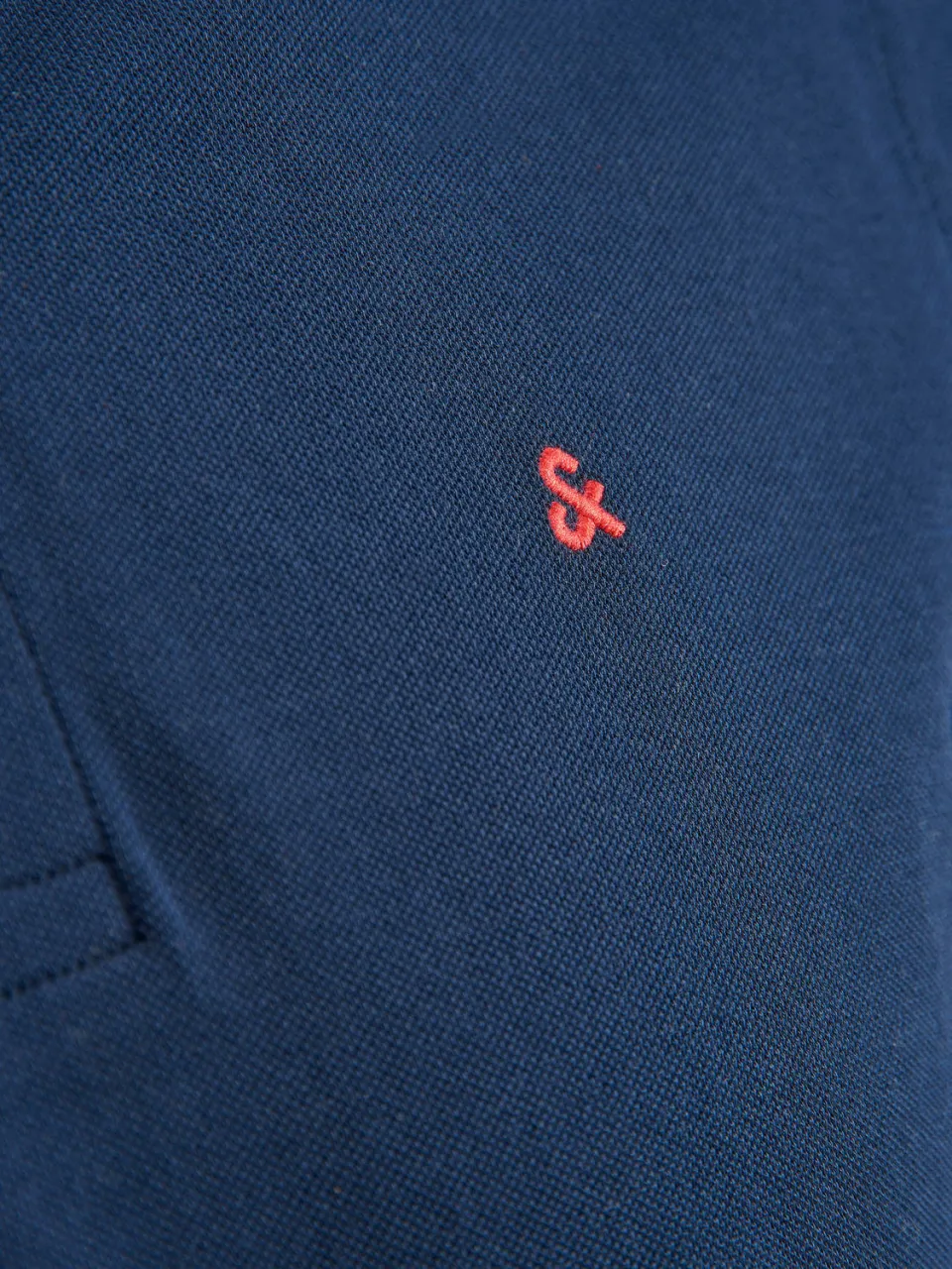 Jack & Jones ESSENTIALS slim fit polo JJEPAULOS van katoen donkerblauw navy blazer-slim fit, foto 5