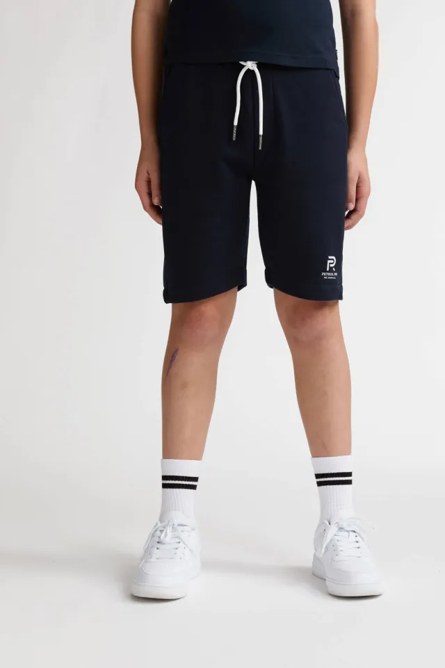 Petrol Industries sweatshort donkerblauw, foto 4