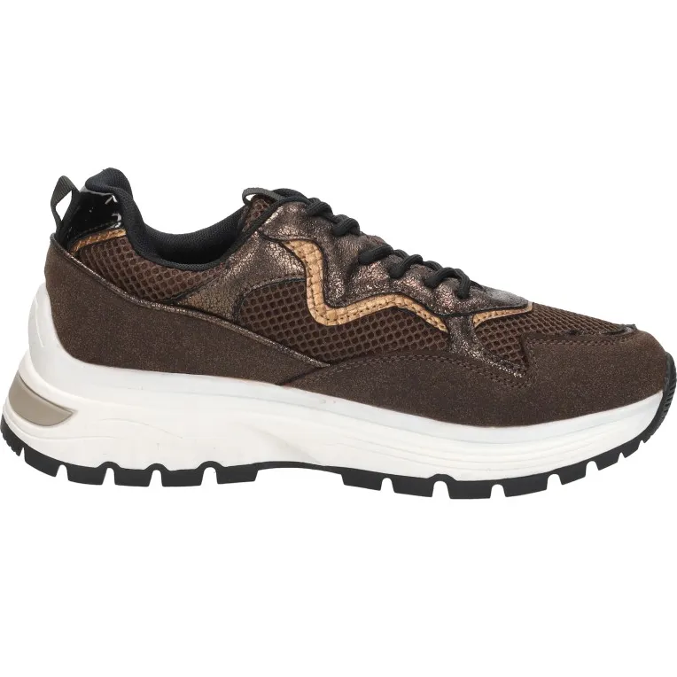 Sub55 lage sneakers donkerbruin