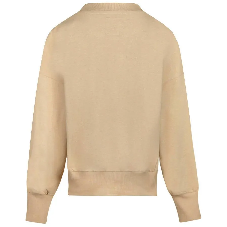 No Way Monday boxy sweater met tekst - beige, foto 4