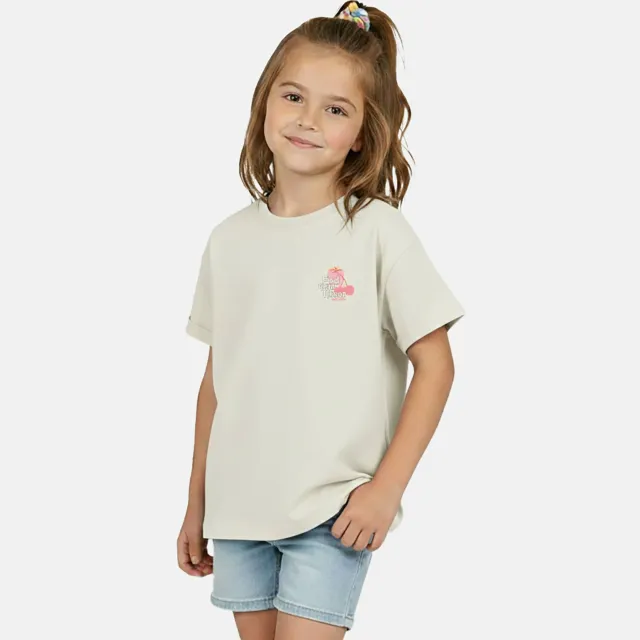 Cars Little Cars T-shirt met backprint offwhite