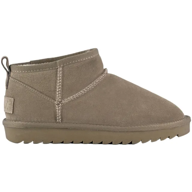 Colors of California suède enkelboots taupe