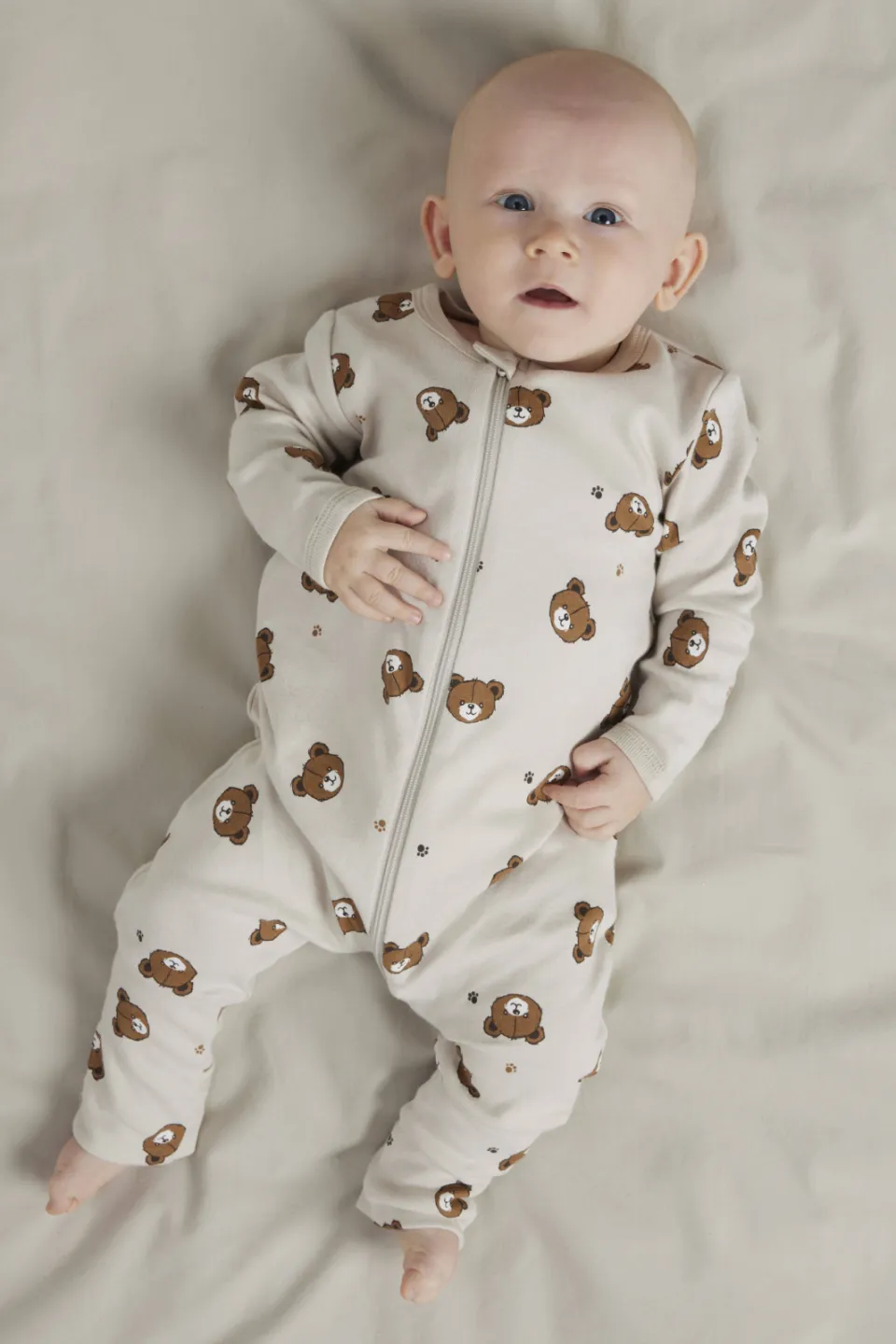 NAME IT BABY pyjama ecru set van 2 Multi