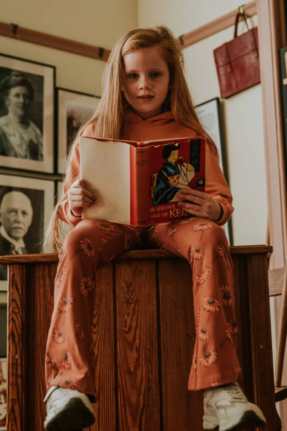 Koko Noko flared gebloemde legging bruin, foto 4