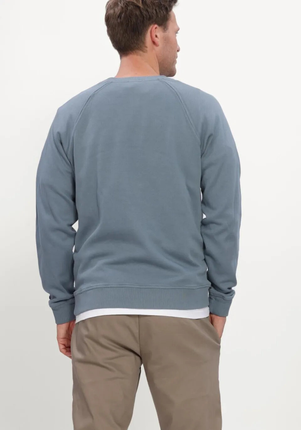 Cast Iron regular fit sweater - grijsblauw, foto 8