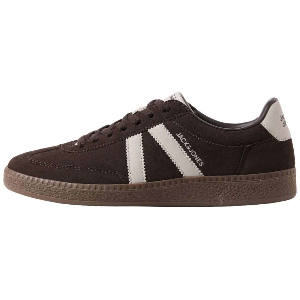 Jack & Jones Jfwkirk imitatieleren sneakers donkerbruin, foto 4