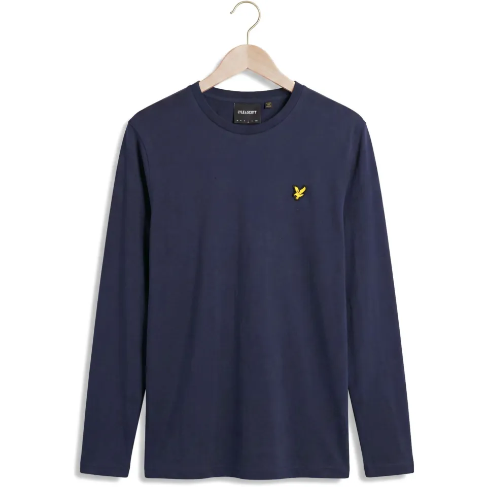 Lyle & Scott longsleeve donkerblauw, foto 3