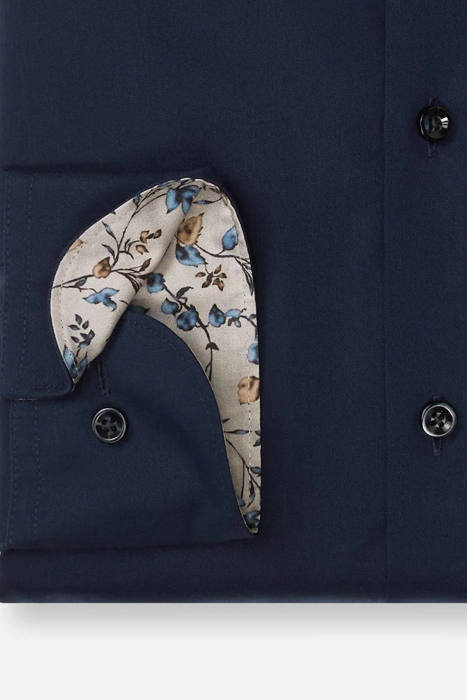 Olymp slim fit overhemd - donkerblauw, foto 4
