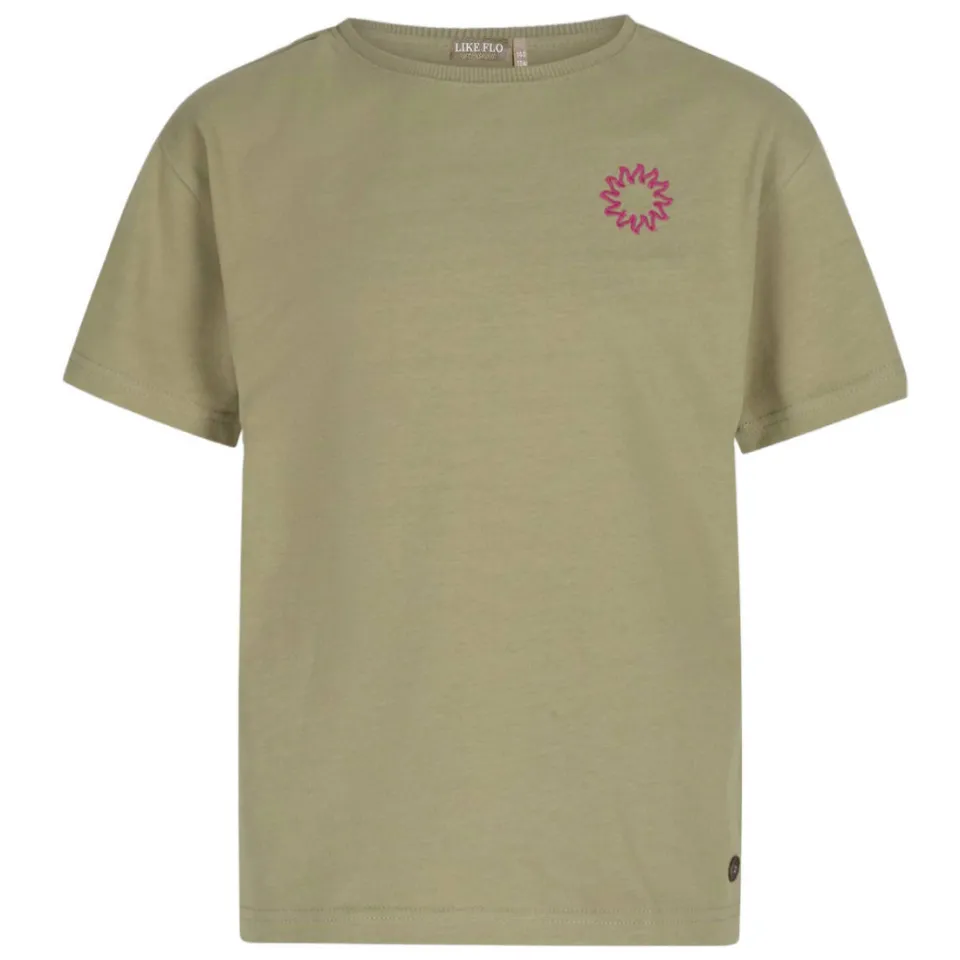 Like Flo Young T-shirt olijfgroen, foto 4