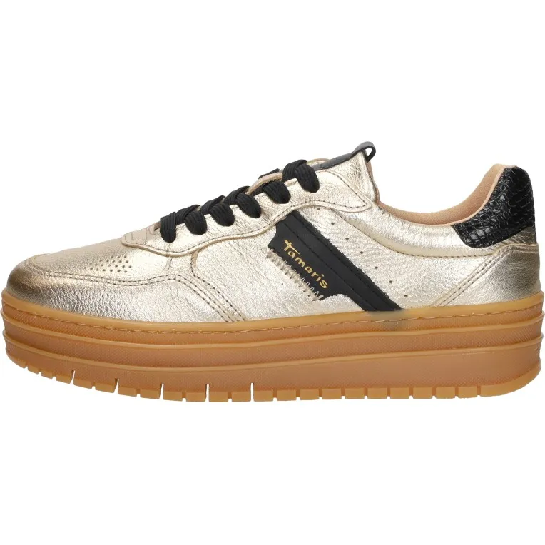 Tamaris sneakers goudkleurig, foto 2