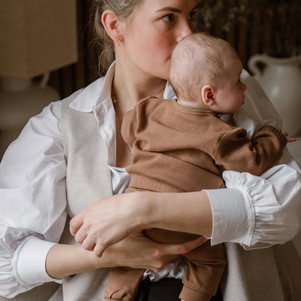 Dirkje baby broek bruin
