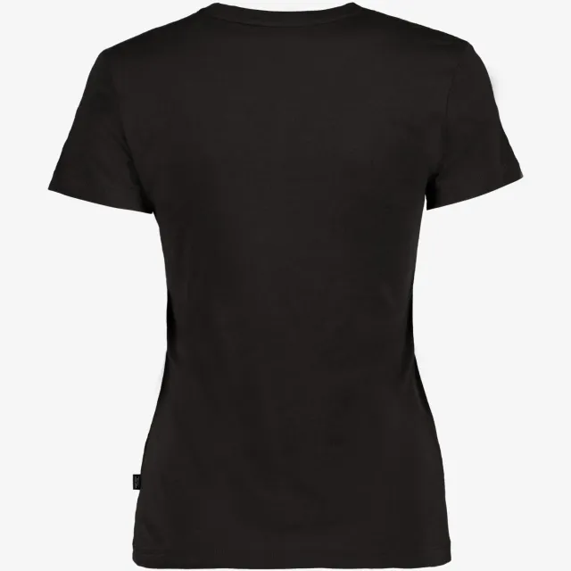 Puma Essentials Logo dames T-shirt Zwart