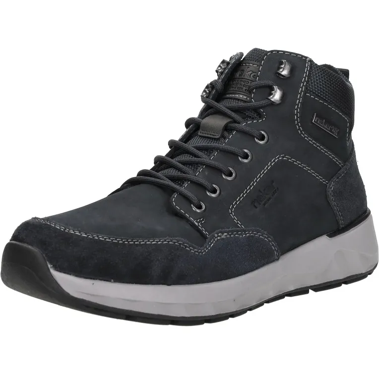 Rieker hoge veterschoen blauw, foto 3