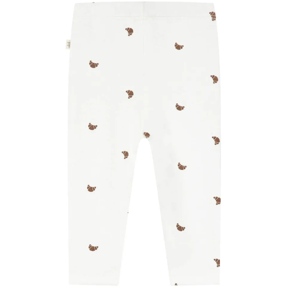 A Tiny Story katoenen babybroek met print wit, foto 2