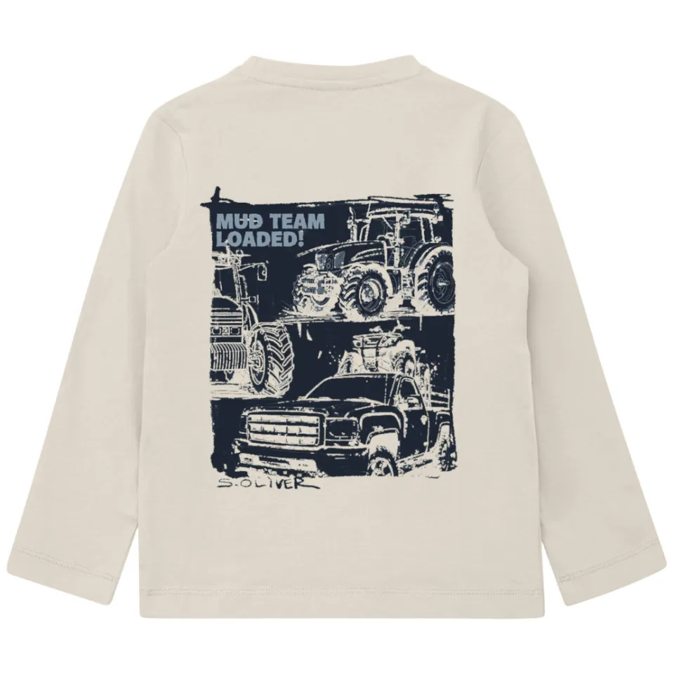 s.Oliver longsleeve met print ecru, foto 3
