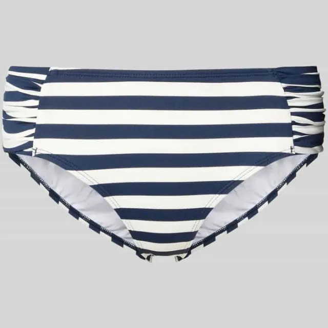 Barts Mid waist bikinibroekje met labeldetail model 'Yadbor' Marineblauw