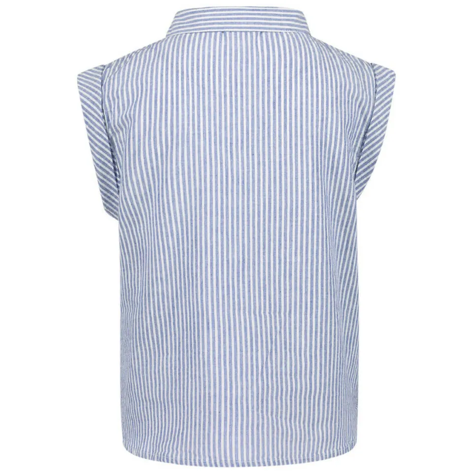 NAME IT gestreepte blouse blauw/wit, foto 3