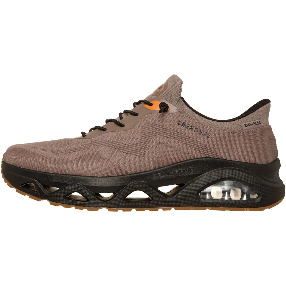 Skechers Slip-ins Uno Glide Step lage sneaker bruin