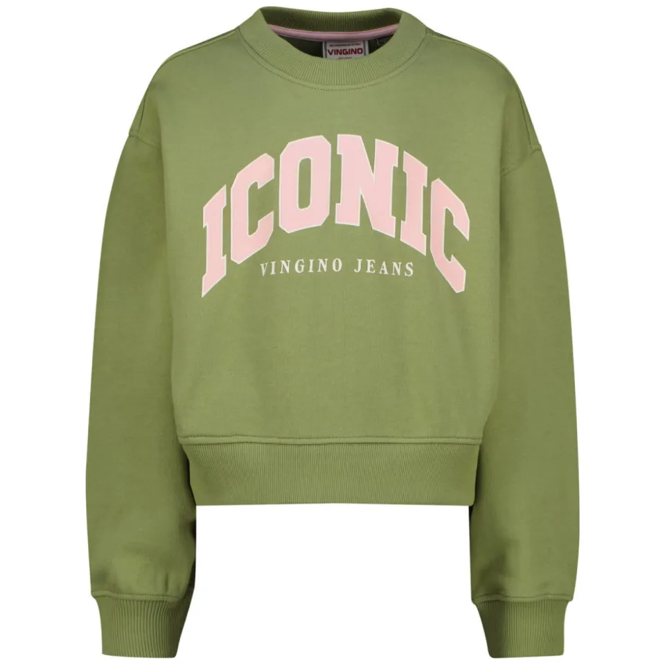 Vingino sweater met print - groen, foto 2