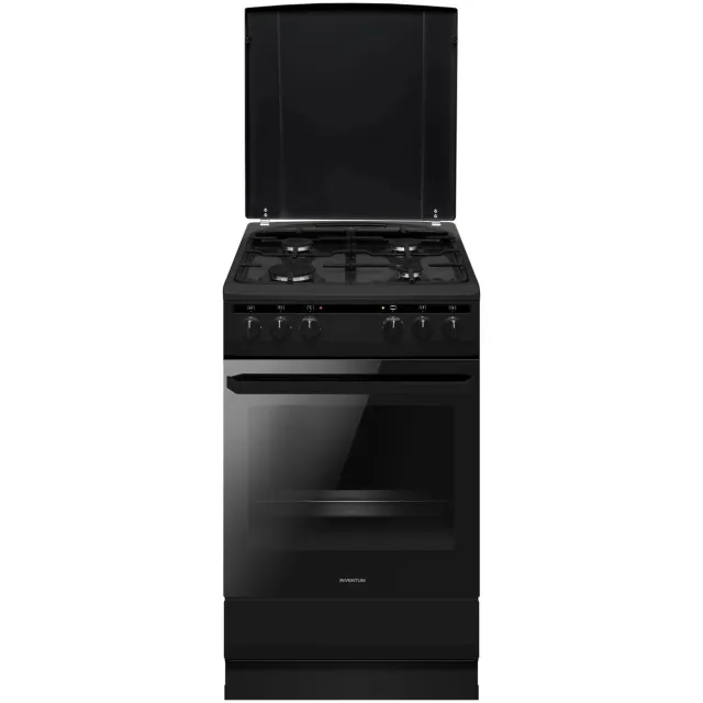 Inventum VFG5020GZWA gasfornuis zwart