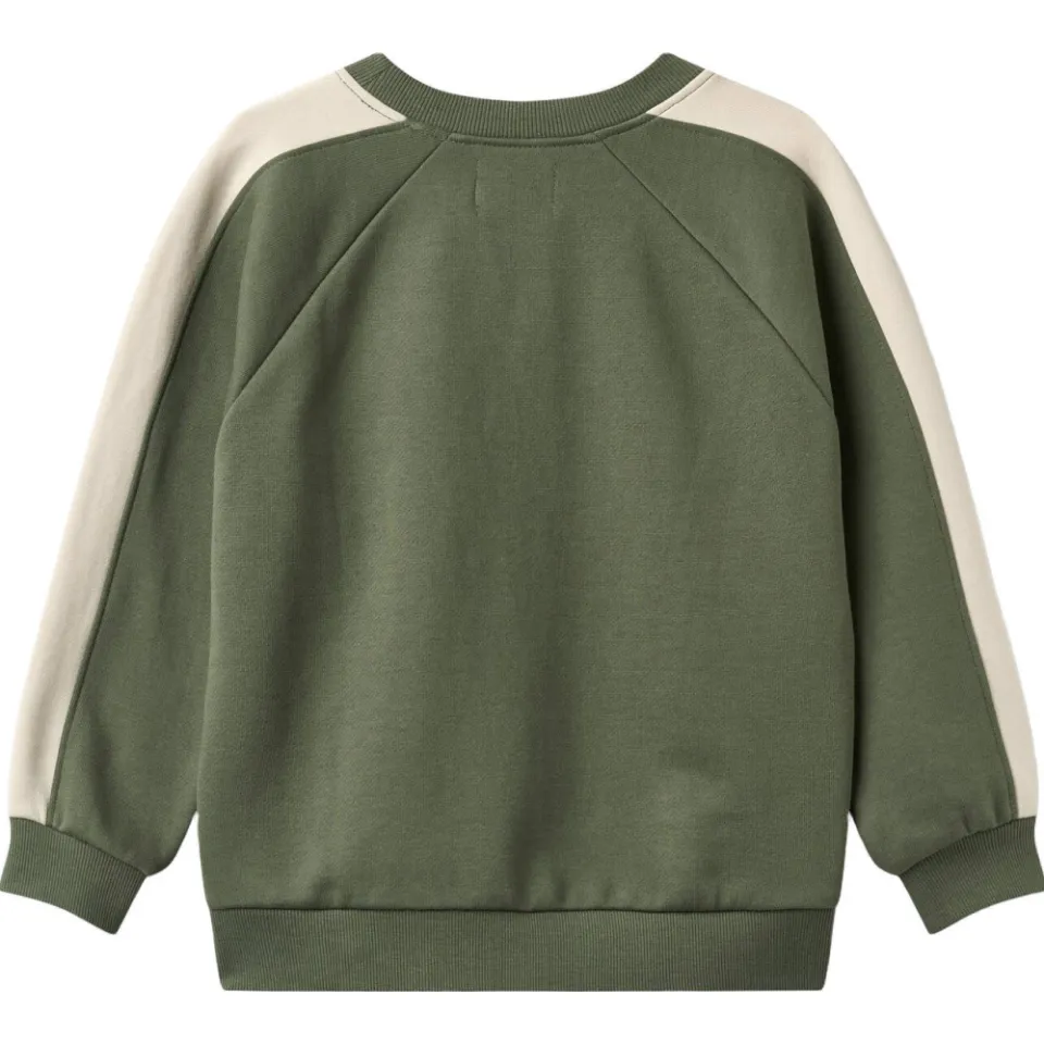 Wheat oversized sweater met print - groen, foto 2