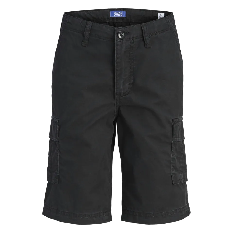Jack & Jones relaxed high waist cargoshort zwart, foto 2