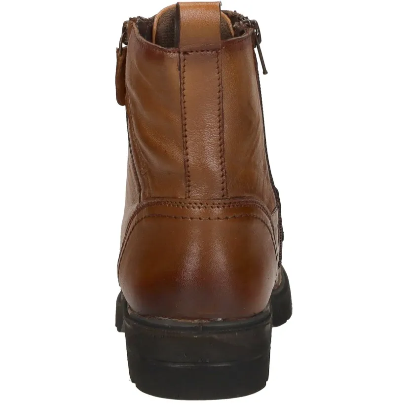 Sub55 veterschoenen hoog cognac, foto 4