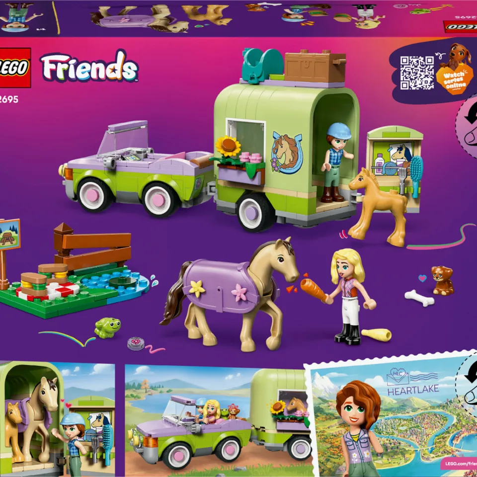 Lego Friends Trailer met Paard en Veulen Speelgoed voor Kinderen 42695, foto 6