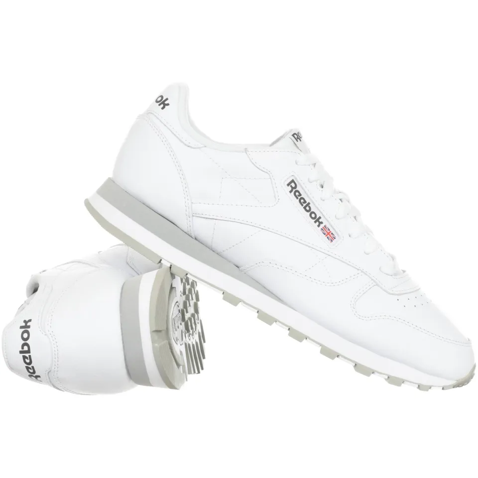 Reebok Classic leren sneakers - wit/grijs, foto 4